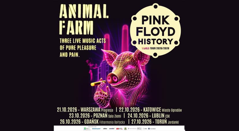 Pink Floyd History - Animal Farm World Tour 2026