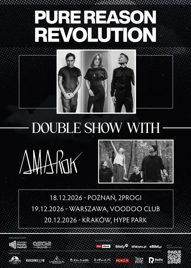 Pure Reason Revolution - Double Show with Amarok - 19.12.2026 – Warszawa, VooDoo Club