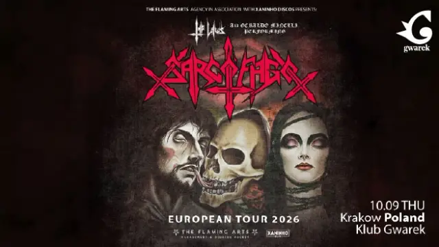 The Laws playing SARCOFAGO “European Tour 2026" | Support: Herzoga & Sznyt