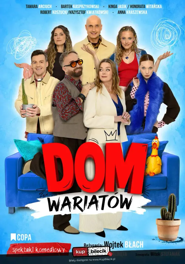 DOM WARIATÓW - spektakl komediowy