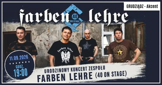 Farben Lehre: 40 lat na scenie